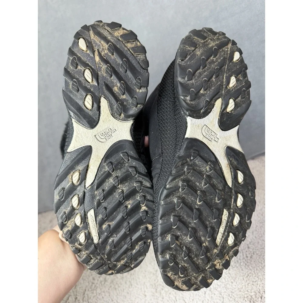 The North Face Women's Nuptse Fur Black Boots Waterproof Insulated Snow Sz 7